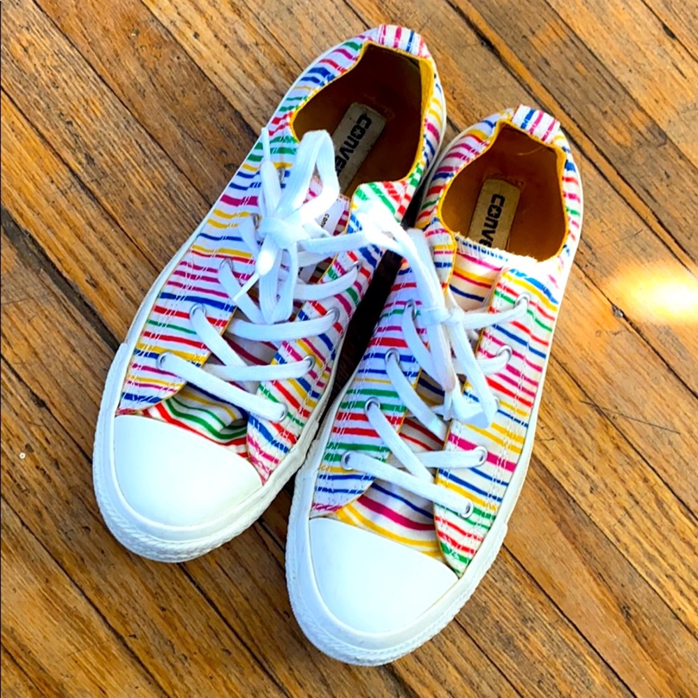 Striped Marimekko Converse shoes